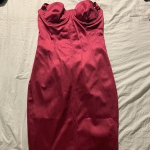 Bustier corset satin mini dress Marciano